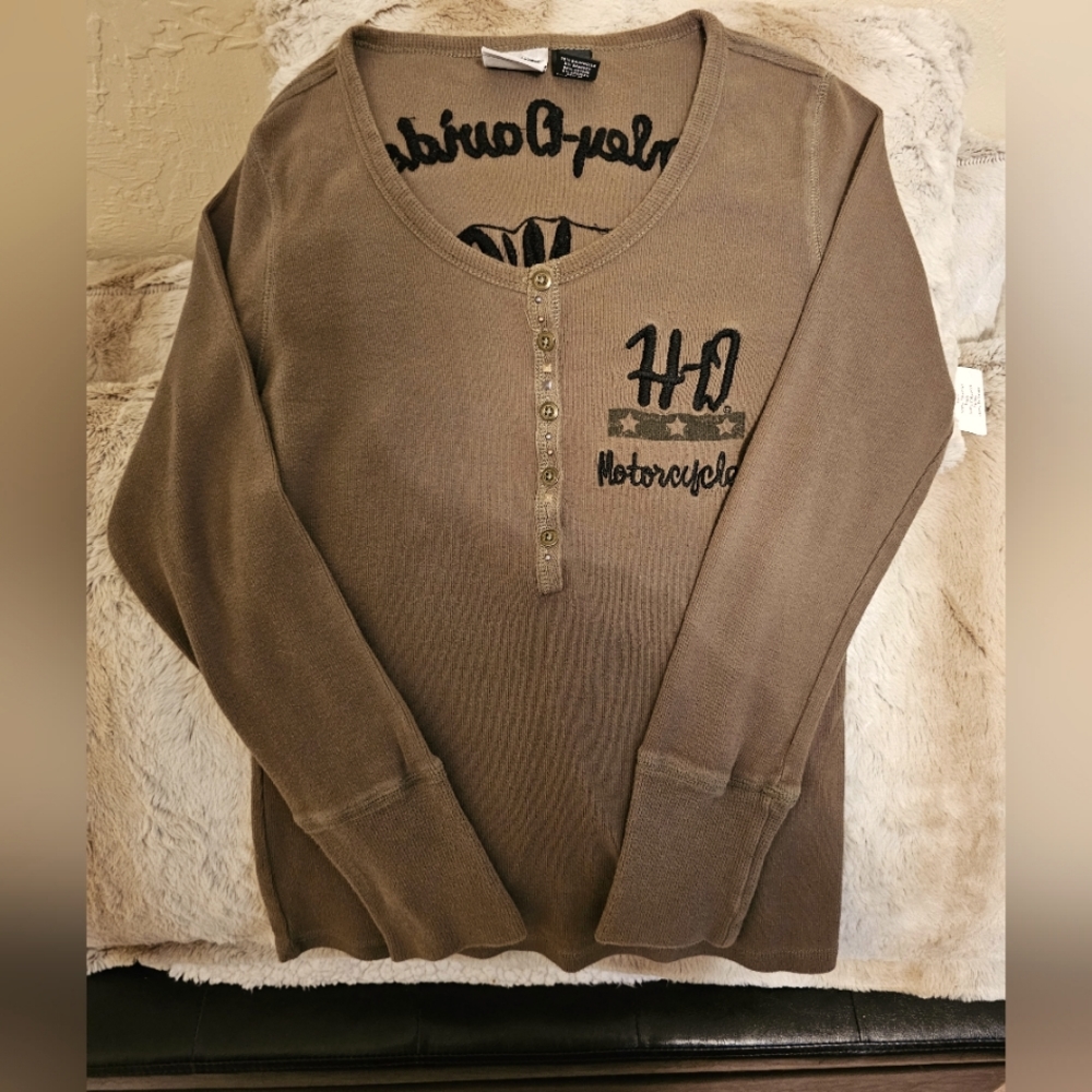 Harley-Davidson Army Green Shirt